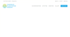 Desktop Screenshot of fairfieldplantationresort.com